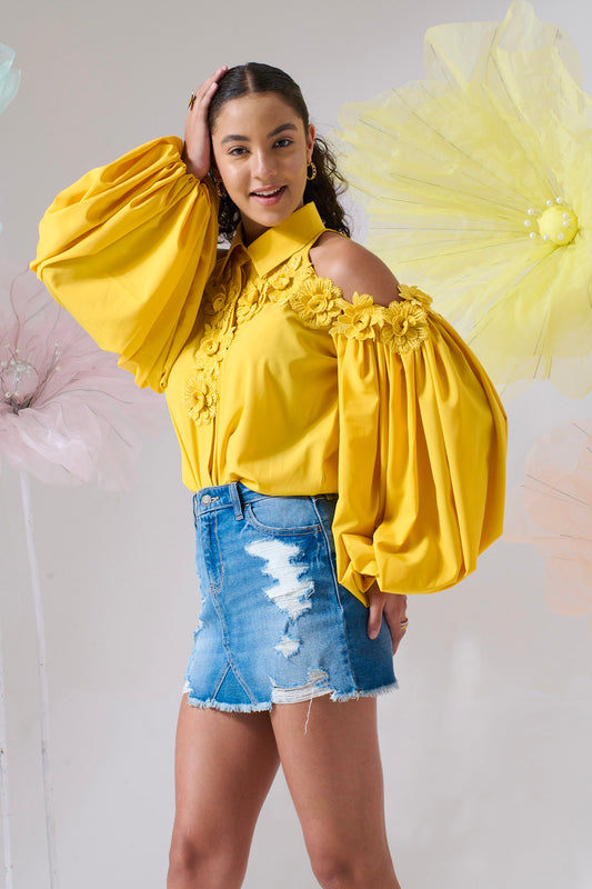 Sunpetal Top