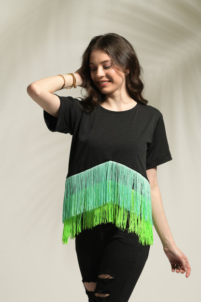 Lea Fringe T-Shirt